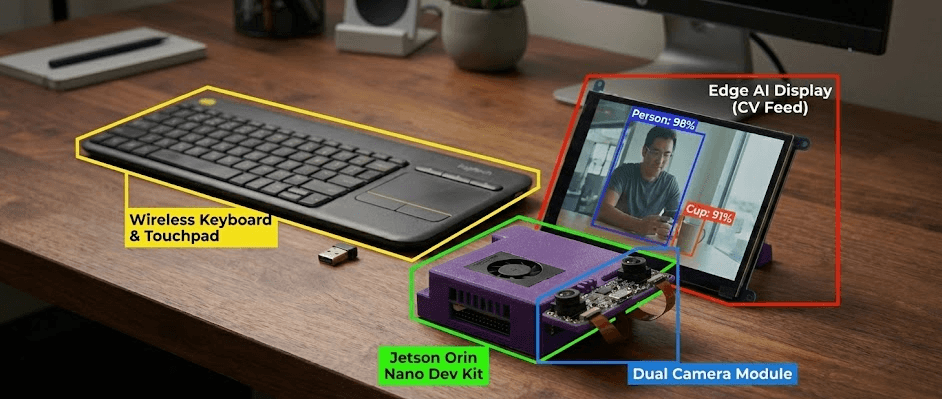 Complete Jetson Orin Nano Field Kit Workstation Setup